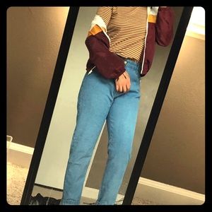 80s high wasted boyfriend jeans